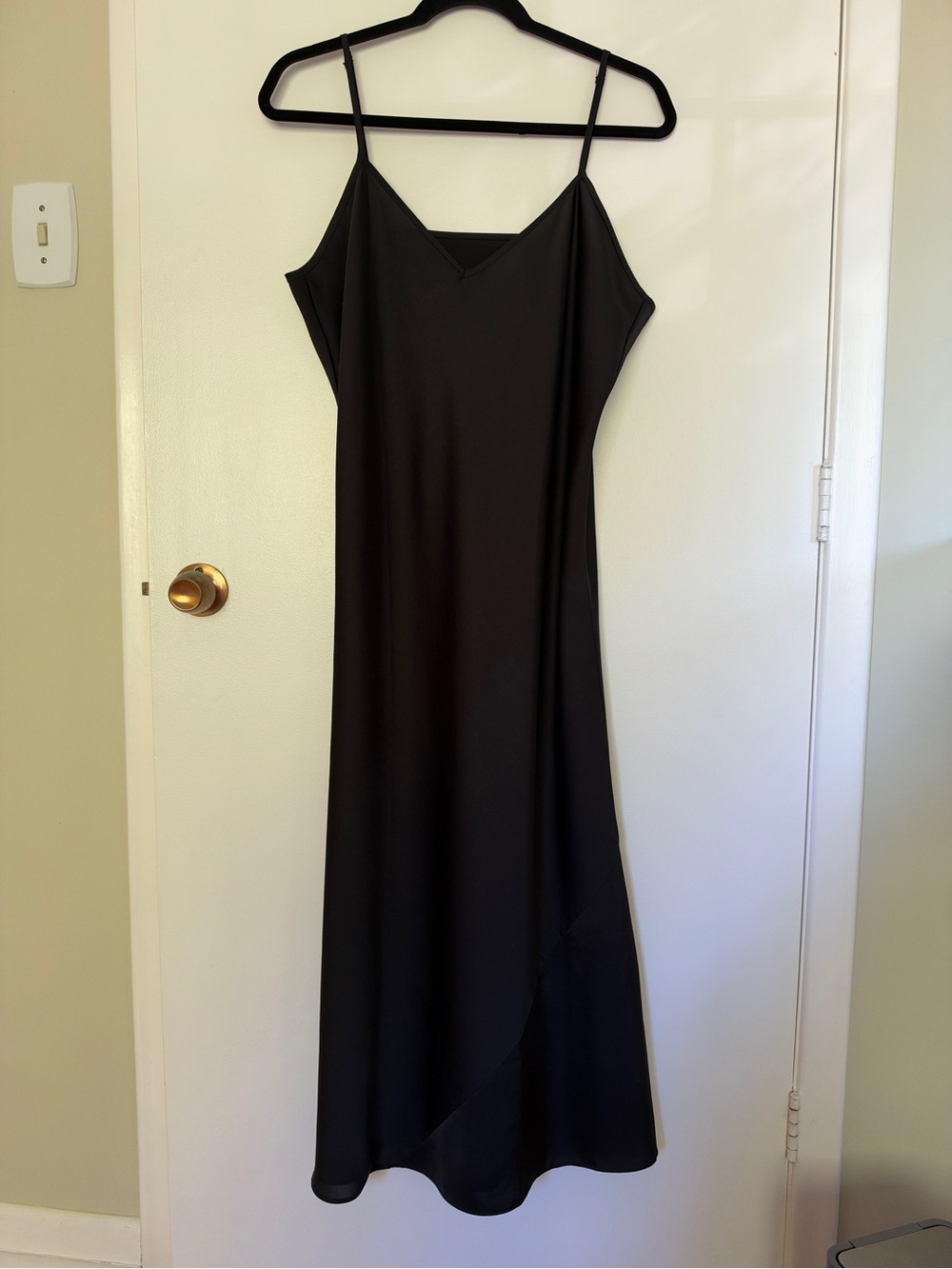 Knix x The Birds Papaya Black Midi Slip Dress